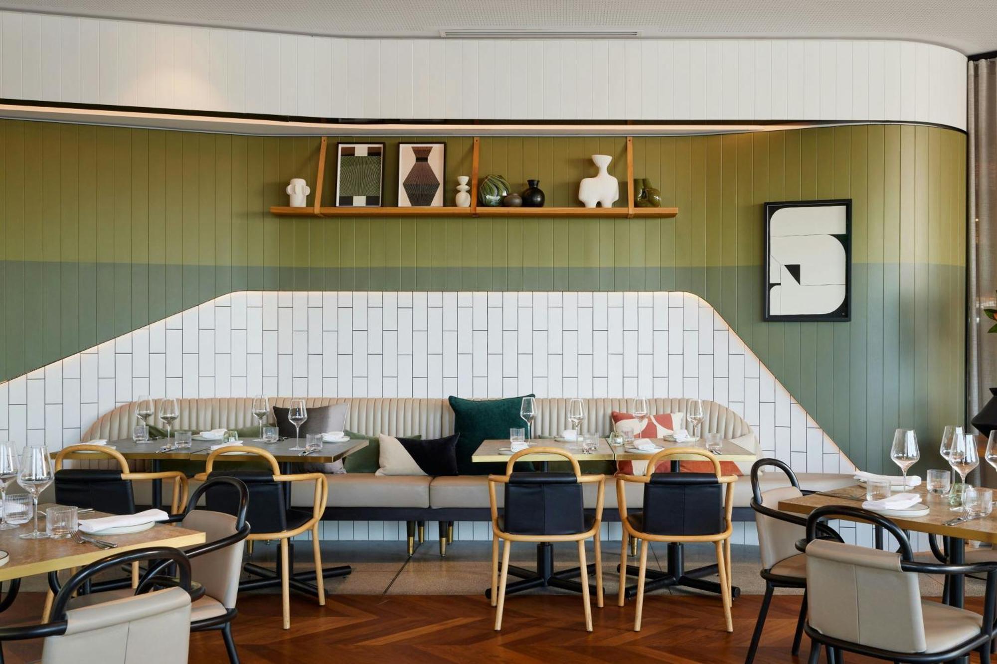 Hotel W Brisbane Exteriér fotografie Restaurant interior