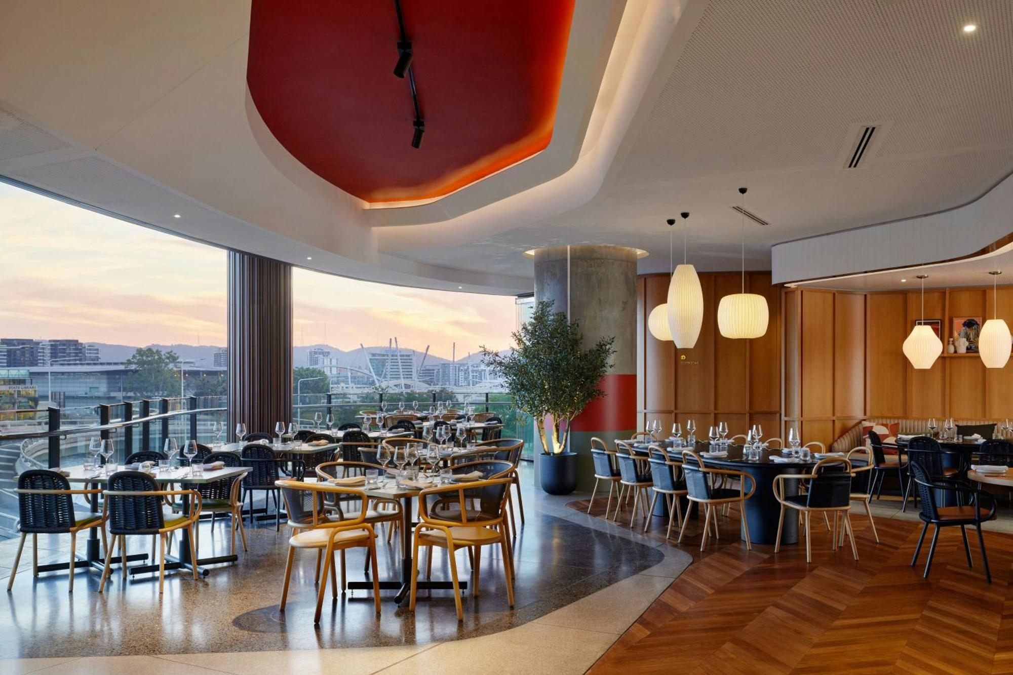 Hotel W Brisbane Exteriér fotografie Restaurant